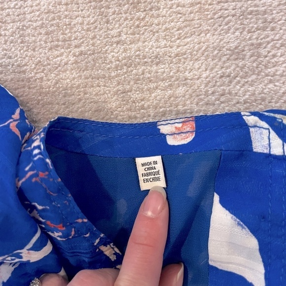 Tanya Taylor Parrot Tulip Mila Top size 8 - Picture 6 of 8